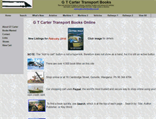 Tablet Screenshot of gtcarterbooks.co.nz